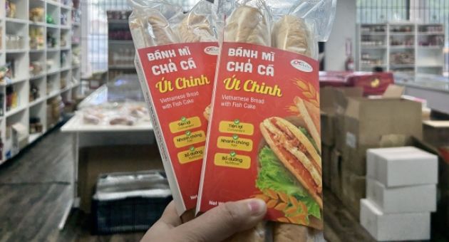 Bánh mì chả cá đông lạnh Việt được chuộng ở Mỹ