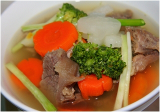 Soup gân bò hầm rau củ thanh ngọt_3