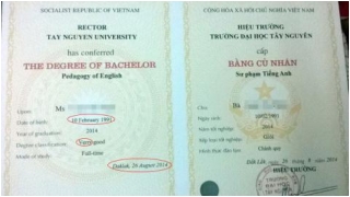 Bằng Đại học sai chính tả tiếng Anh ngớ ngẩn_0