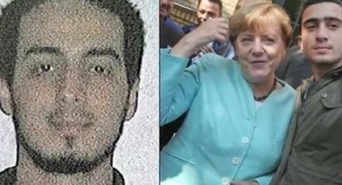 Bà Merkel từng chụp selfie với nghi phạm khủng bố Brussels? - 0