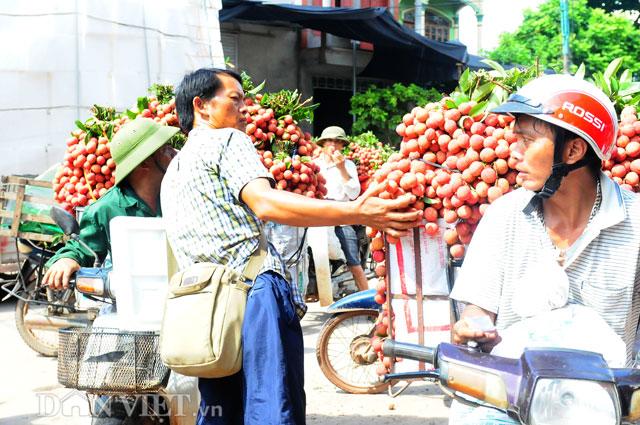 Thương lái Trung Quốc tràn ngập chợ vải thiều, ép giá nông dân - 1