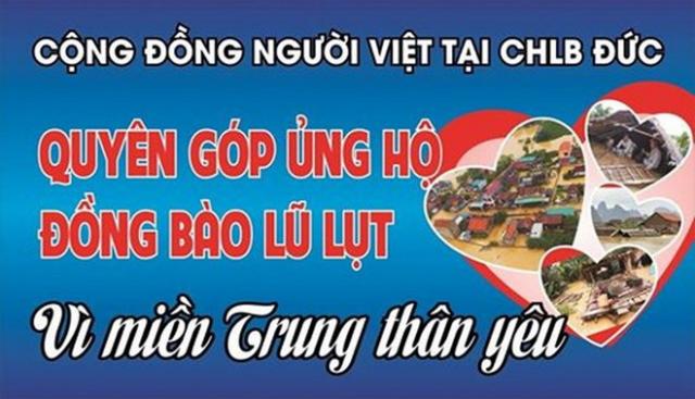 Kiều bào tại Đức quyên góp hơn 300.000 euro ủng hộ miền Trung - 0