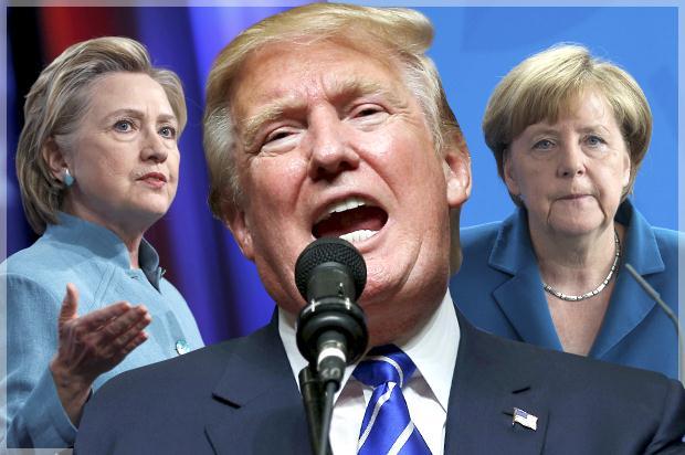 Thủ tướng Đức Merkel quyết trở thành Hillary Clinton thứ hai để đối đầu với Donald Trump - 0