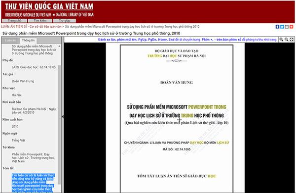 Hướng dẫn sử dụng Microsoft PowerPoint cũng được làm đề tài luận án Tiến sĩ ở Việt Nam - 0