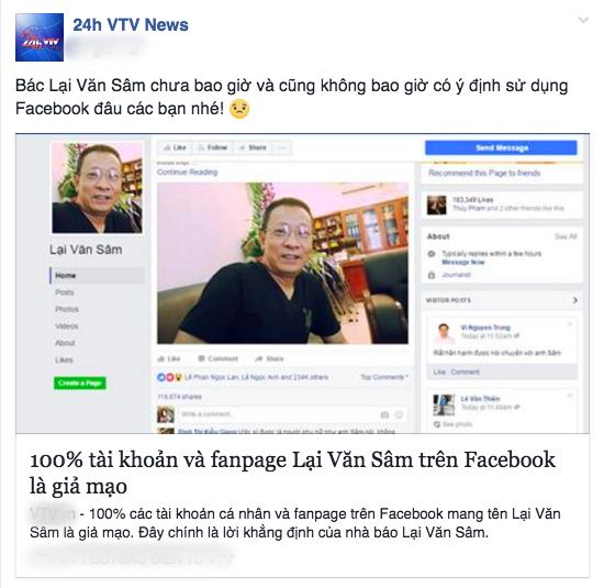 Lại Văn Sâm không phải tác giả của những bài viết ngàn like trên Facebook! - 0