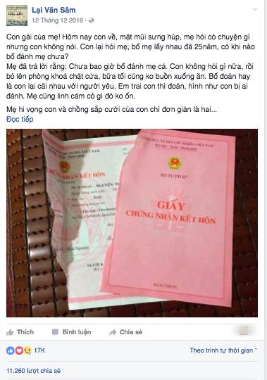 Lại Văn Sâm không phải tác giả của những bài viết ngàn like trên Facebook! - 3