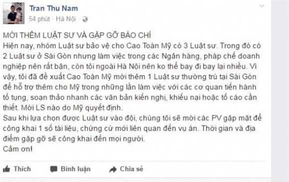 Tại ngoại không lâu, luật sư của Cao Toàn Mỹ công bố điều bất ngờ khiến Phương Nga phải lo ngại - 1