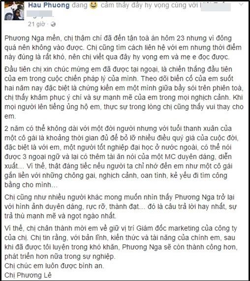 Hiếm có tù nhân nào sau khi tại ngoại lại được nhiều thứ đáng mơ ước như Hoa hậu Phương Nga - 11