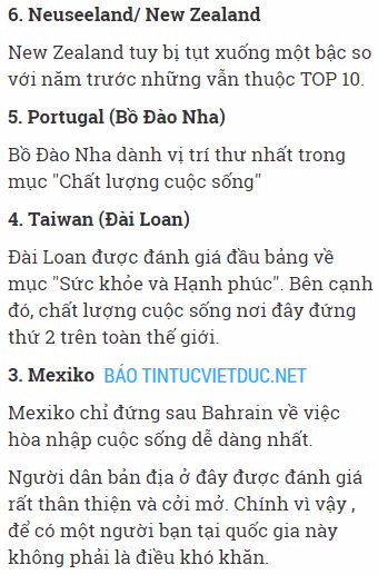 23 nuoc dang song