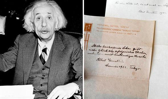 Bản chép tay 95 năm hé lộ bí mật thiên tài Albert Einstein - 0