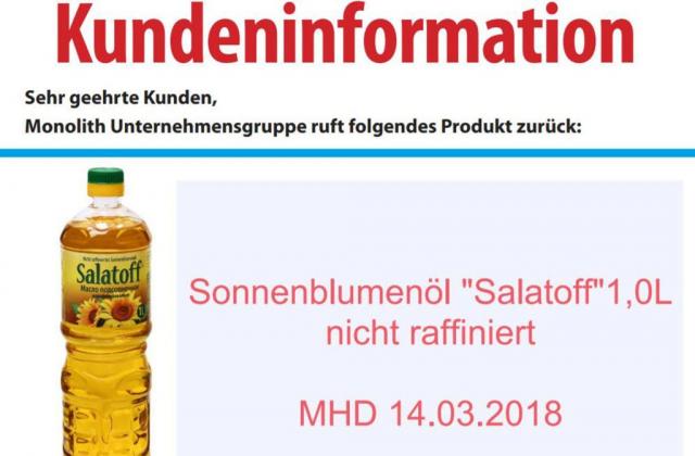 Đức: REWE kêu gọi thu hồi loại dầu nấu ăn chứa chất gây ung thư - 1