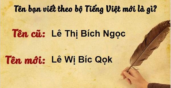 Thử đổi tên mình theo bộ Tiếng Việt mới, dân mạng hoang mang vì quá rối - 0