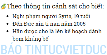 canh sat duc bat giu nghi pham danh bom khung bo