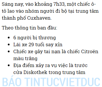 lao xe vao dam dong o duc