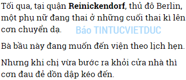 duc chua kip den benh vien ba me sinh con ngay truoc cua nha va ba do de lacanh sat