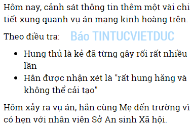 duc hoc sinh 15 tuoi giet ban vi me binhin deu