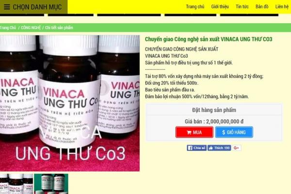 Vinaca đã lừa người dân mua thuốc ung thư bột than tre như thế nào? - 0