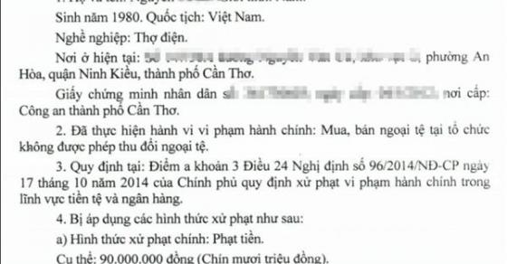 42 2 Nguoi Dan Soc Toan Tap Khi Hay Tin Doi Usd Bi Phat 90 Trieu Dong