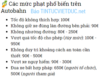 chinh phu duc bac bo gioi han toc do tren duong cao toc autobahn bao tintucvietduc