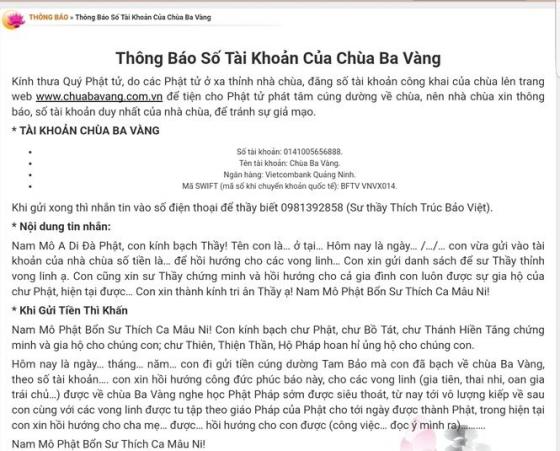 42 2 Thay Gi Tren Trang Web Chua Ba Vang