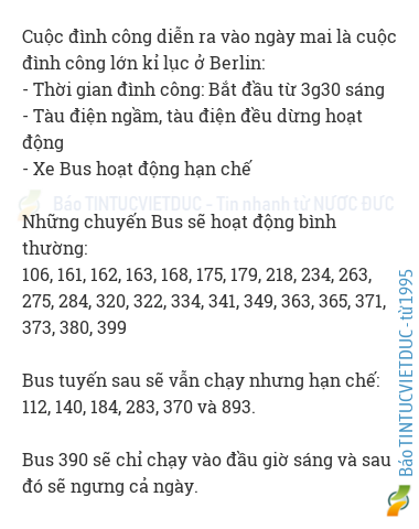 dinh cong lon ki luc o berlin vao thu hai 01042019 hang tram chuyen tau xe bi huy