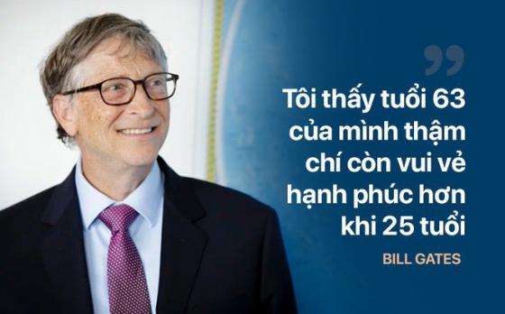 42 1 Ti Phu Bill Gates Chia Khoa De Hanh Phuc Khoe Manh La Lam 4 Viec Khong Can Den Tien