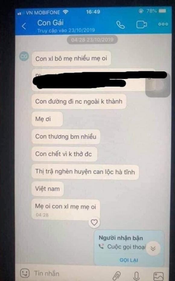 42 2 Tu Tin Nhan Cuoi Cung Cua Co Gai Tre Den Bi Kich So Phan 39 Nguoi