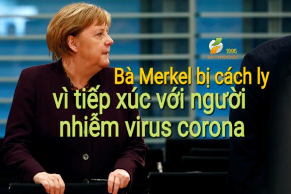 42 1 Tiep Xuc Voi Nguoi Nhiem Virus Corona Ba Merkel Phai Tu Cach Ly