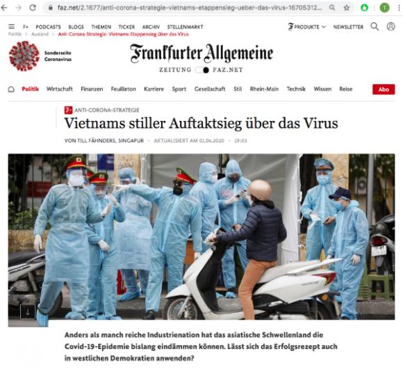 42 1 Frankfurter Allgemeine Zeitung Ca Ngoi Chien Luoc Chong Covid 19 Hieu Qua Cua Viet Nam