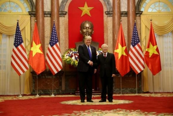 42 2 Tong Thong Donald Trump Chuc Mung 25 Nam Quan He Viet  My