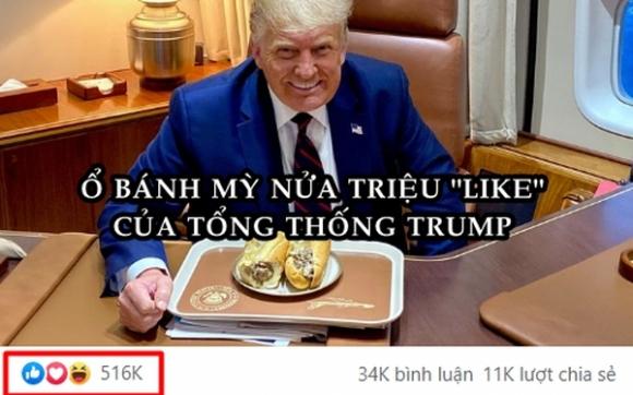 42 1 Buc Anh Ong Trump An Banh Mi Kieu Viet Gay Bao Hut Hon Nua Trieu Like Chi Sau 8 Gio