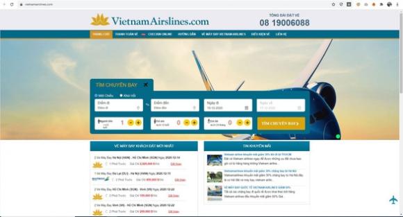 42 1 Vietnam Airlines Canh Bao Website Ban Ve Gia Mao