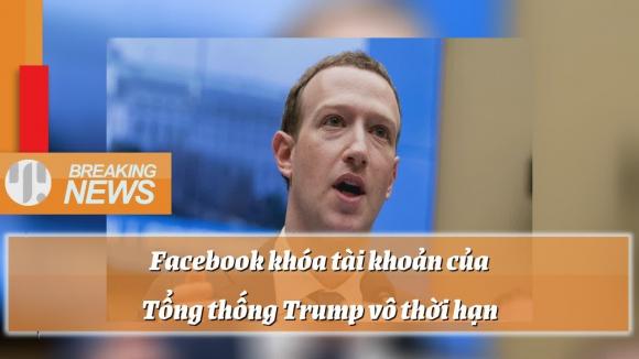 42 1 Facebook Khoa Tai Khoan Cua Trump Vo Thoi Han