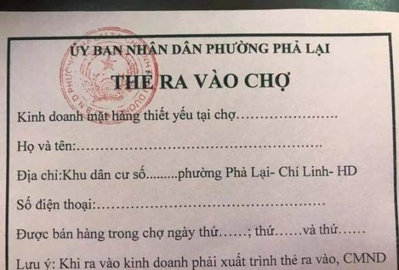 42 1 Hai Duong Phat The Di Cho Cho Nguoi Dan Chi Linh Trong Thoi Gian Gian Cach