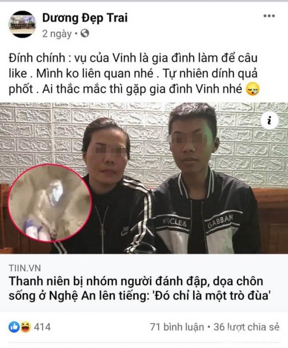 42 2 Nghe An Bat Ke Cam Dau Vu Nam Thanh Nien Bi Chon Song