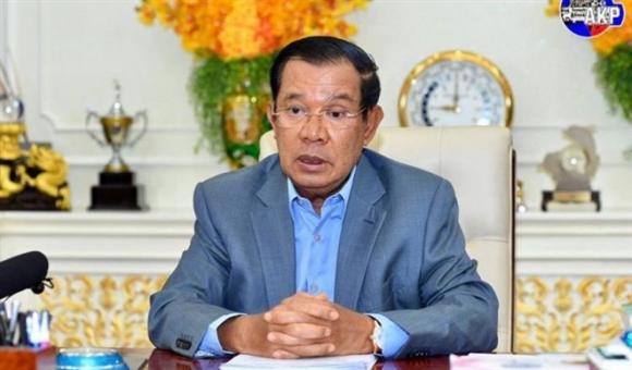 42 1 Thu Tuong Hun Sen Campuchia Dang Dung Truoc Ho Tu Than