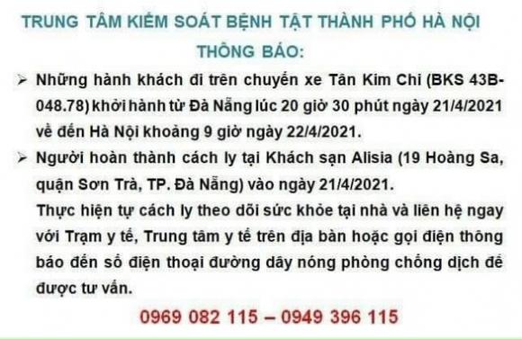 42 2 Nong Ha Noi Co Ca Benh Covid 19 Cung Lien Quan Ca Benh Ha Nam