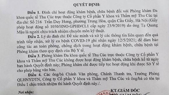 42 1 Dinh Chi Phong Kham Da Khoa Thu Cuc Do Tu Choi Benh Nhan Covid 19