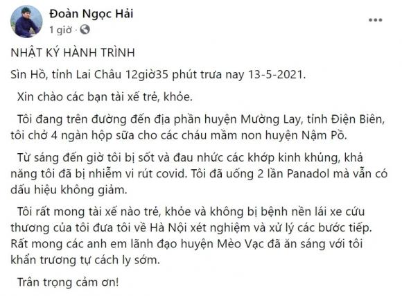 42 2 Ong Doan Ngoc Hai Nghi Minh Bi Nhiem Covid Nho Tai Xe Khac Cho Ve Ha Noi De Xet Nghiem