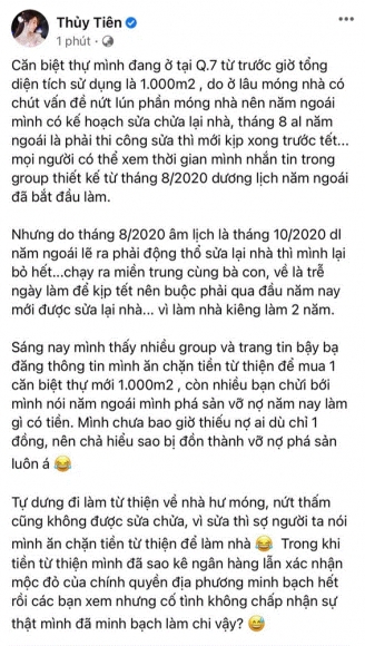 6 Netizen Lai Dat Nghi Van Ve Viec Thuy Tien Keu Gap Kho Khan Nhung Van Xay Nha Tham Chi Con Xem Nhung Hinh Anh Nay La Bang Chung