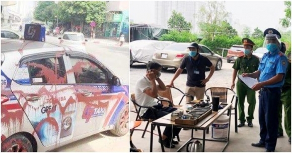 1 Tu Vu Taxi G7 Bi Tat Son Se Giai Tan Mot Bai Xe Lau Nghi Do Khong Gui Xe