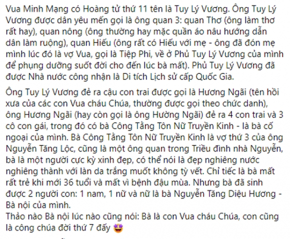 2 Hoa Hau Ha Kieu Anh Khang Dinh Minh La Cong Chua Doi Thu 7 Cua Trieu Nguyen Hau Due Cua Vua Minh Mang Len Tieng Phu Dinh