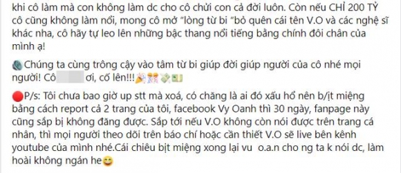 3 Vy Oanh Tuyen Bo Se Cho Ba Phuong Hang 400 Ty Voi Dieu Kien Soc Oc