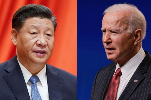 1 Ong Joe Biden Va Ong Tap Can Binh Dien Dam Lan Dau Sau 7 Thang