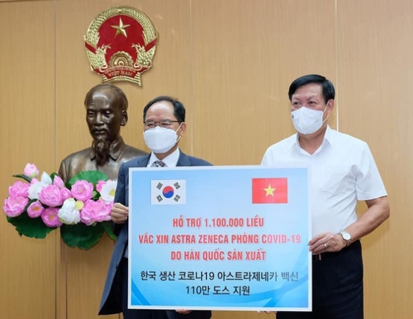 1 Bo Y Te Tiep Nhan Gan 2 Trieu Lieu Vac Xin Astrazeneca Do Ba Lan Va Han Quoc Tai Tro