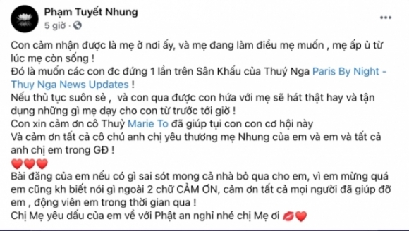 4 Phan Ung Cua Dan Con Nuoi Khi Hay Tin Duoc Sang My Hat Tuong Nho Phi Nhung Ma Khong Co Ho Van Cuong