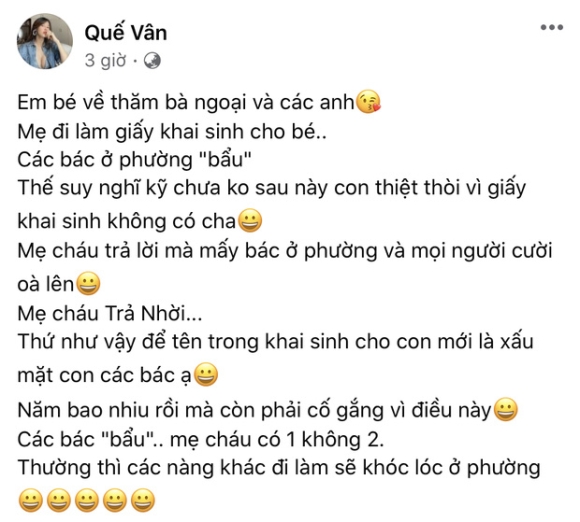 1 1 Sao Nu Vbiz Kien Quyet Khong De Ten Cha Trong Giay Khai Sinh Cua Con Con Khang Dinh Lam Xau Mat