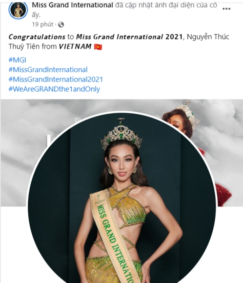 1 Qua Tu Hao Fanpage Miss Grand Doi Anh Dai Dien Nhan Sac Viet Mot Buoc Thang Hang Tam Quoc Te