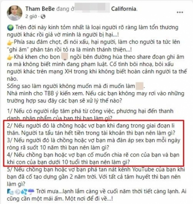 6 Ong Xa Tham Bebe Tung Bang Chung To Vo Ngoai Tinh Voi Hoang Anh Nguoi Trong Cuoc Phan Ung Ra Sao