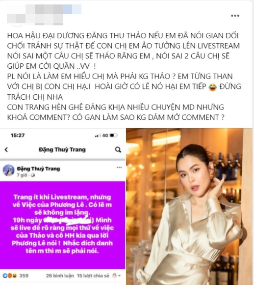 2 Nong Chi Gai Dang Thu Thao Hen Livestream Phuong Le Tuyen Bo Se Thao Rang Lot Quan Hoa Hau Dai Duong Neu Dam Noi Lao